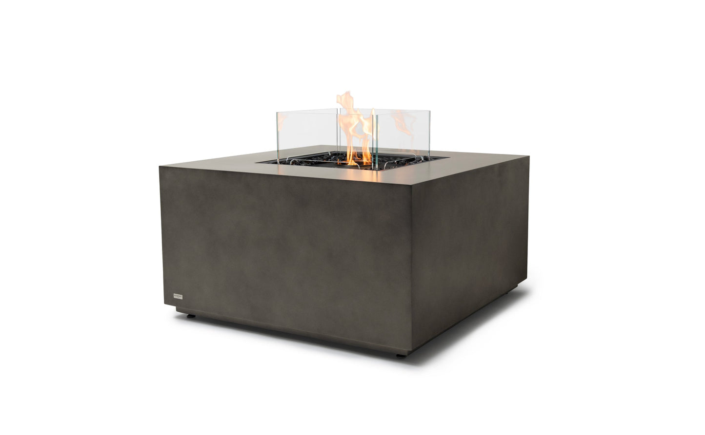 EcoSmart Fire CHASER 38" Natural Outdoor Fire Pit Table with Black Burner by Mad Design Group
