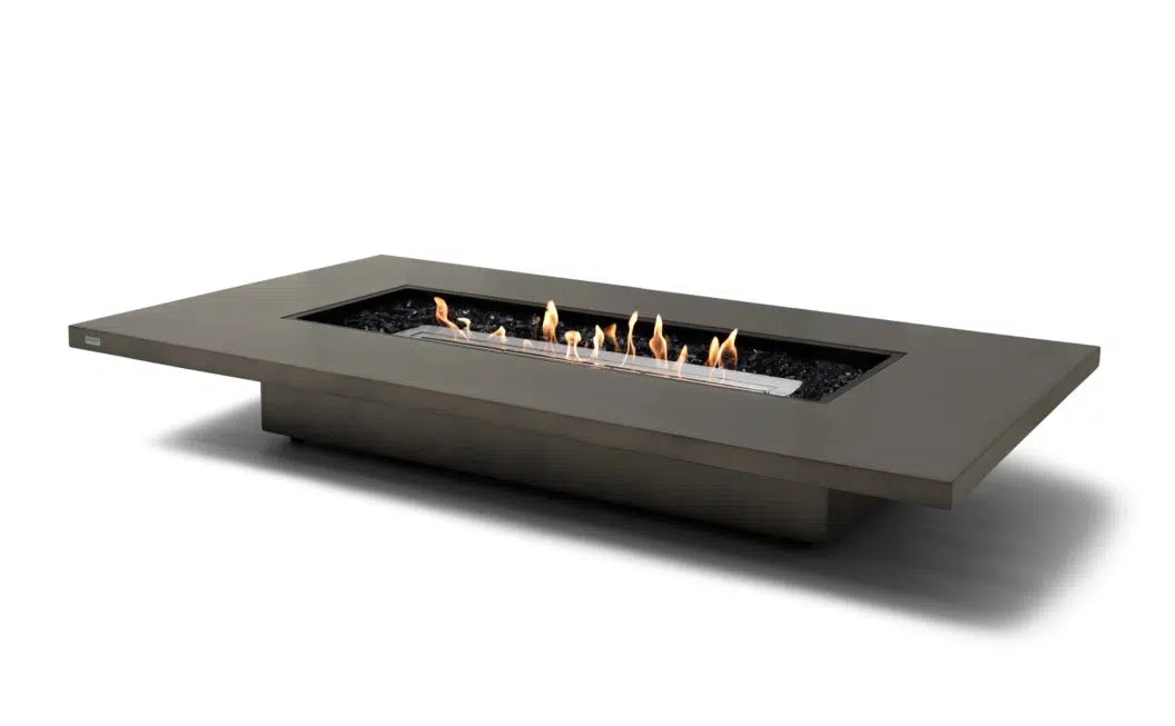 EcoSmart Fire Daiquiri 71" Natural Freestanding Outdoor Fire Table with Stainless Steel Burner by MAD Design Group