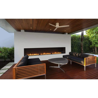 EcoSmart Fire Flex 18SS 22" Black Single Sided Ethanol Fireplace Insert with Black Burner by Mad Design Group