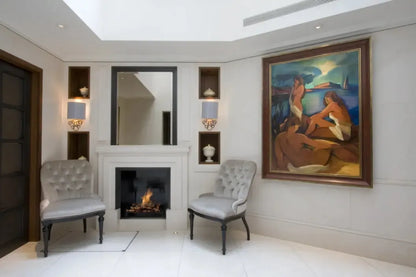 EcoSmart Fire Heritage Grate 25" Ethanol Fireplace Insert with Stainless Steel Burner by Mad Design Group