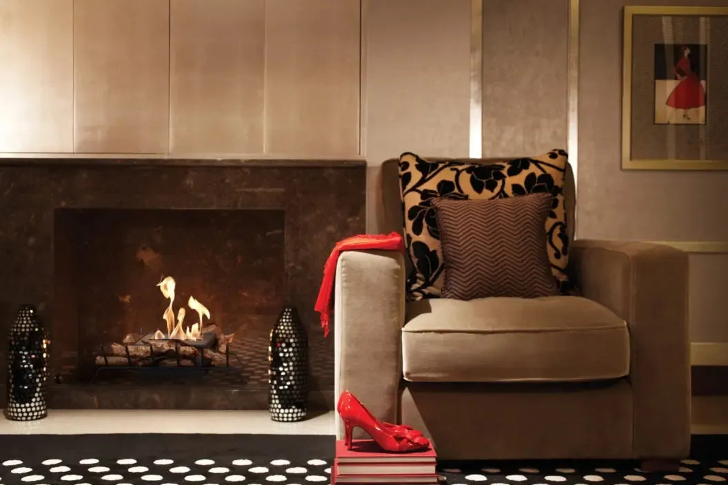 EcoSmart Fire Heritage Grate 25" Ethanol Fireplace Insert with Stainless Steel Burner by Mad Design Group