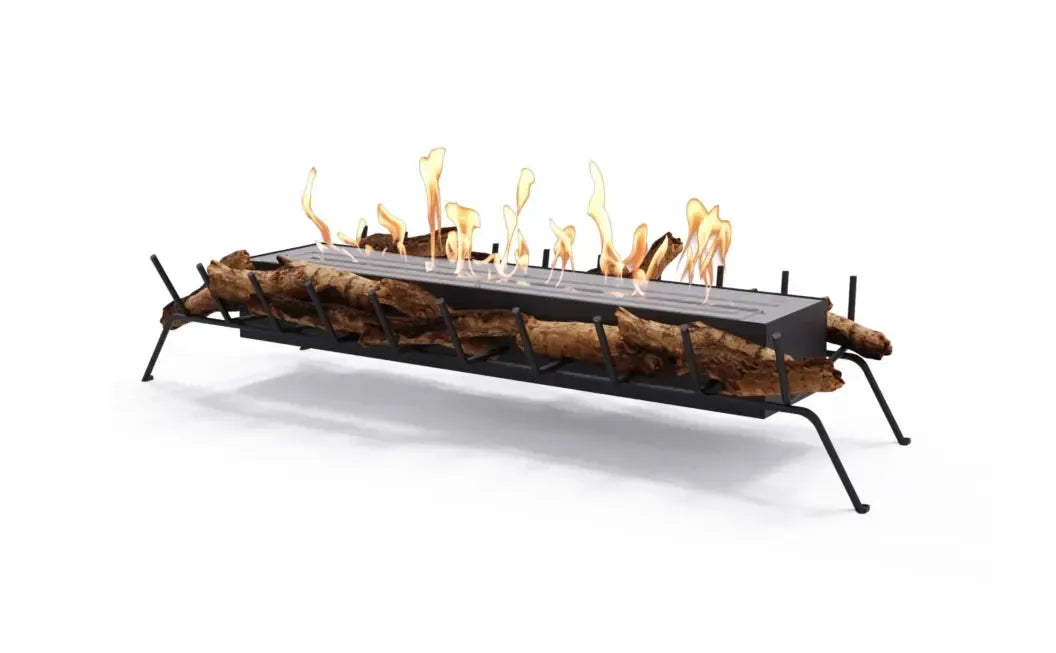 EcoSmart Fire Heritage Grate 49" Ethanol Fireplace Insert with Stainless Steel Burner by Mad Design
