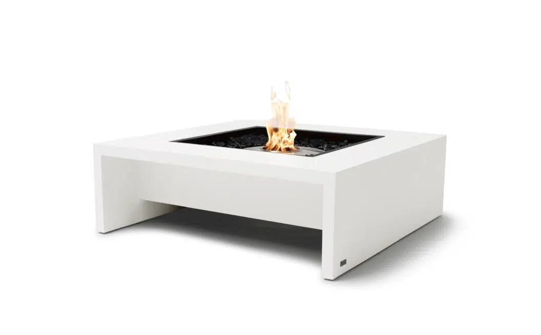 EcoSmart Fire Mojito 40" Bone Freestanding Outdoor Fire Table with Stainless Steel Burner by MAD Design Group