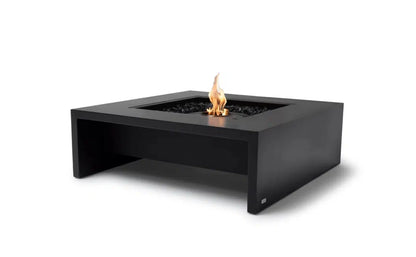 EcoSmart Fire Mojito 40" Graphite Freestanding Indoor Fire Table with Black Burner by MAD Design Group