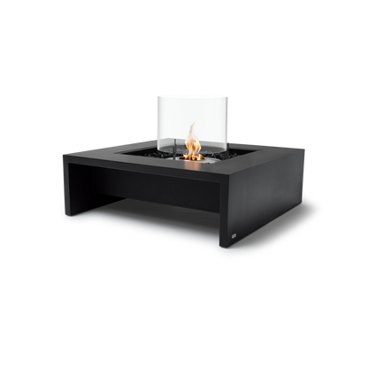 EcoSmart Fire Mojito 40" Graphite Freestanding Indoor Fire Table with Stainless Steel Burner by MAD Design Group