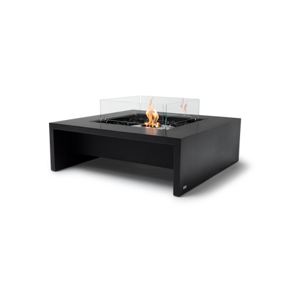 EcoSmart Fire Mojito 40" Graphite Freestanding Outdoor Fire Table with Stainless Steel Burner by MAD Design Group