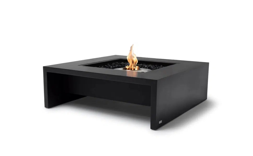 EcoSmart Fire Mojito 40" Graphite Freestanding Outdoor Fire Table with Stainless Steel Burner by MAD Design Group