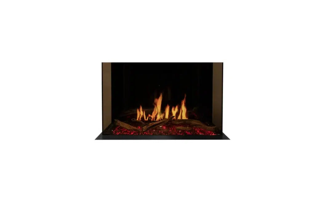EcoSmart Fire Motion 30" Black Bay Electric Fireplace by MAD Design Group