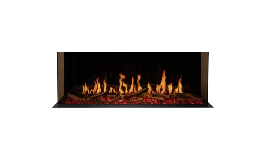 EcoSmart Fire Motion 52" Black Bay Electric Fireplace by MAD Design Group