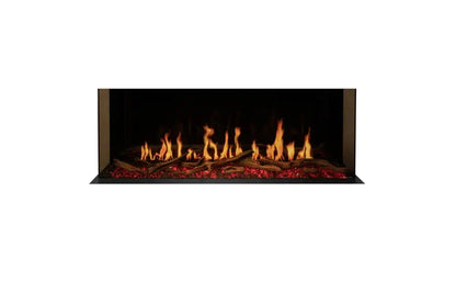 EcoSmart Fire Motion 52" Black Bay Electric Fireplace by MAD Design Group