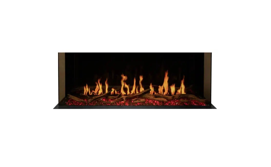 EcoSmart Fire Motion 52" Black Right Corner Electric Fireplace by MAD Design Group
