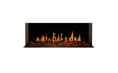 EcoSmart Fire Motion 52" Black Right Corner Electric Fireplace by MAD Design Group