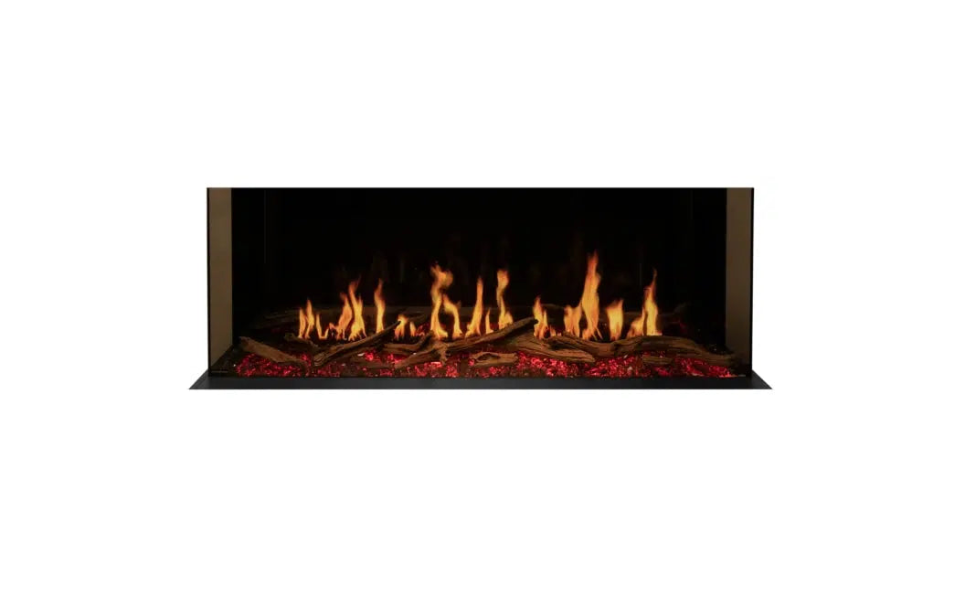 EcoSmart Fire Motion 52" Black Single Sided Electric Fireplace by MAD Design Group