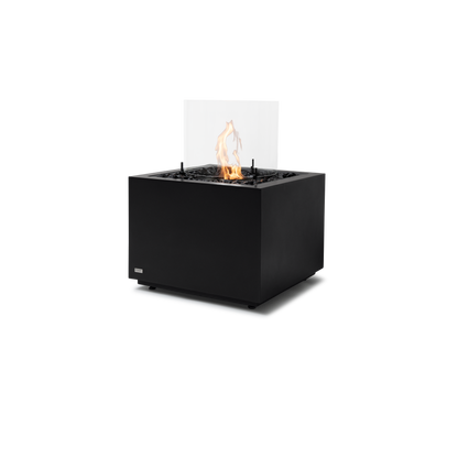 EcoSmart Fire Sidecar 24" Graphite Freestanding Outdoor Fire Table with Black Burner by MAD Design Group