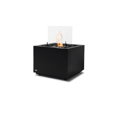 EcoSmart Fire Sidecar 24" Graphite Freestanding Outdoor Fire Table with Stainless Steel Burner by MAD Design Group