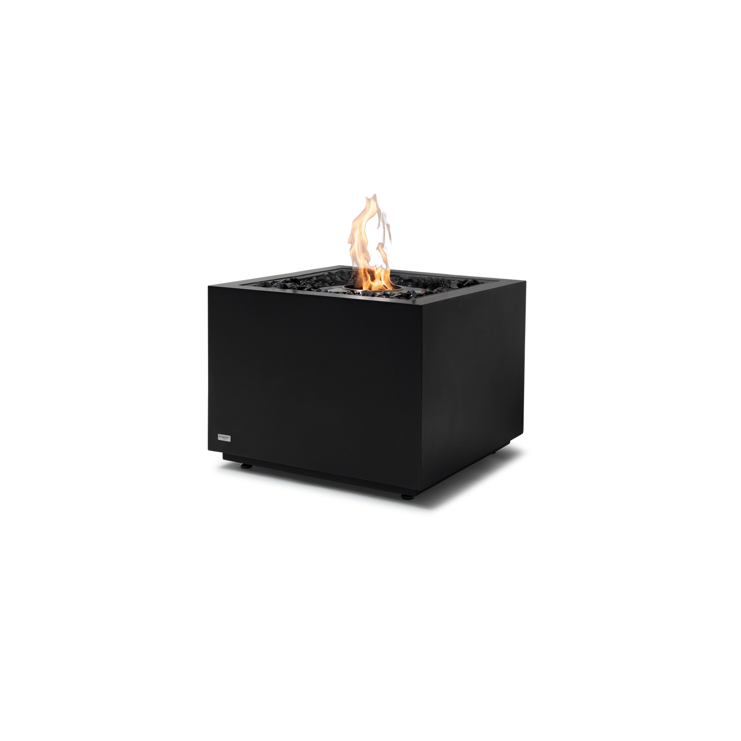 EcoSmart Fire Sidecar 24" Graphite Freestanding Outdoor Fire Table with Stainless Steel Burner by MAD Design Group