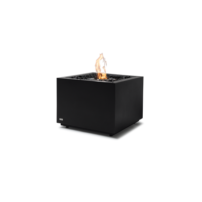 EcoSmart Fire Sidecar 24" Graphite Freestanding Outdoor Fire Table with Stainless Steel Burner by MAD Design Group