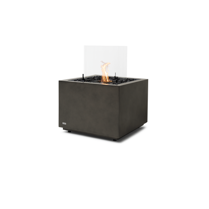 EcoSmart Fire Sidecar 24" Natural Freestanding Indoor Fire Table with Black Burner by MAD Design Group