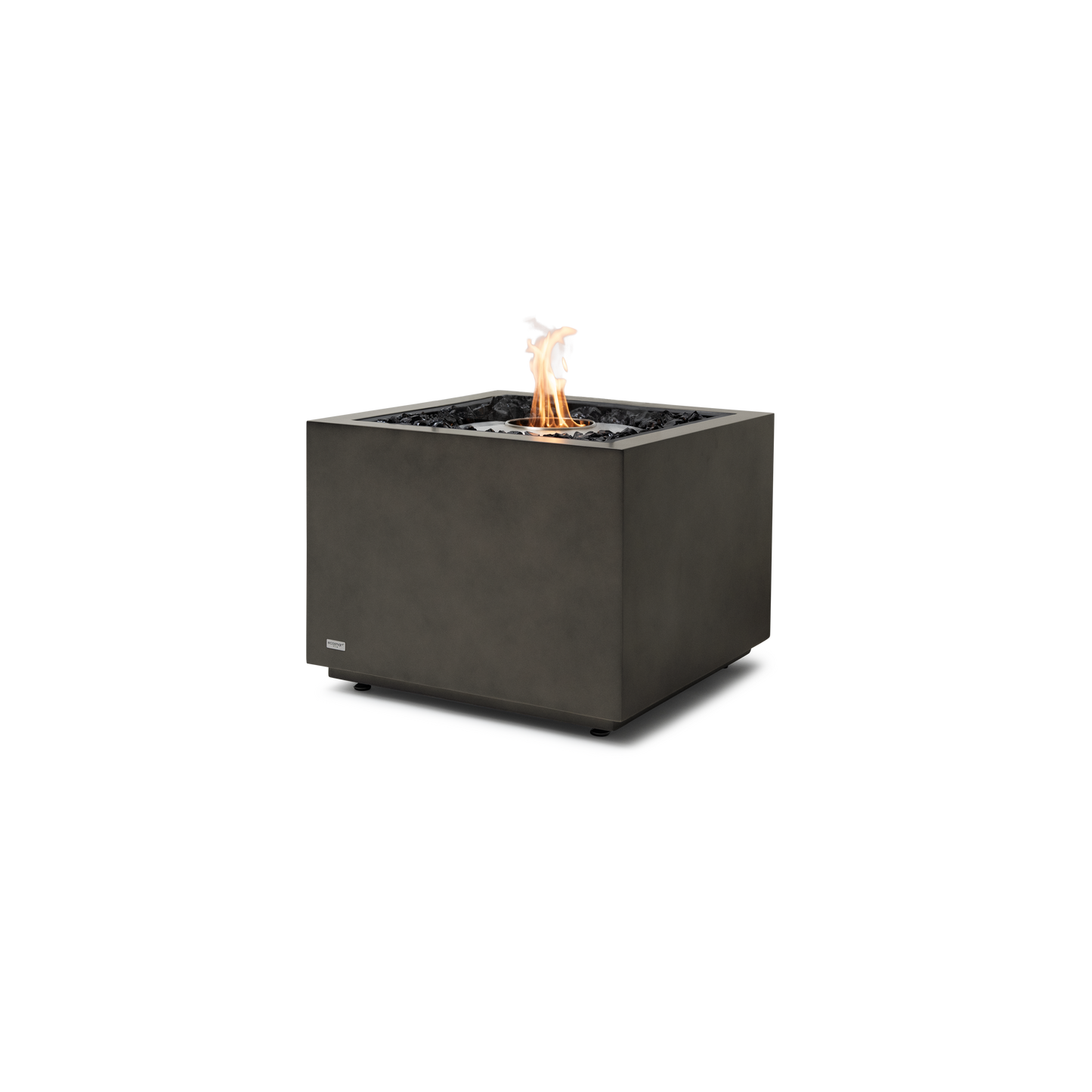EcoSmart Fire Sidecar 24" Natural Freestanding Indoor Fire Table with Stainless Steel Burner by MAD Design Group
