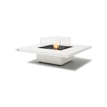EcoSmart Fire Vertigo 40" Bone Freestanding Outdoor Fire Table with Black Burner by MAD Design Group