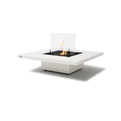 EcoSmart Fire Vertigo 40" Bone Freestanding Outdoor Fire Table with Black Burner by MAD Design Group
