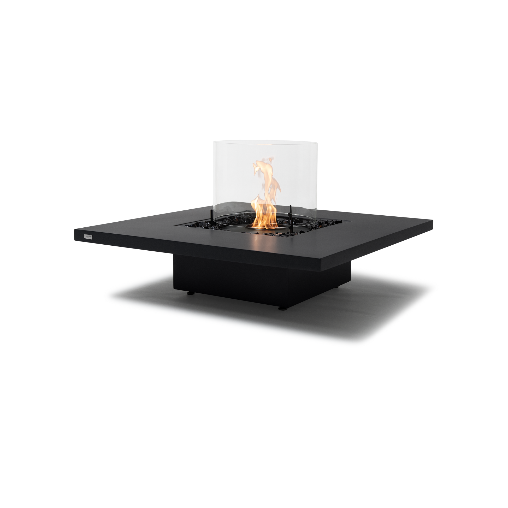 EcoSmart Fire Vertigo 40" Graphite Freestanding Indoor Fire Table with Black Burner by MAD Design Group
