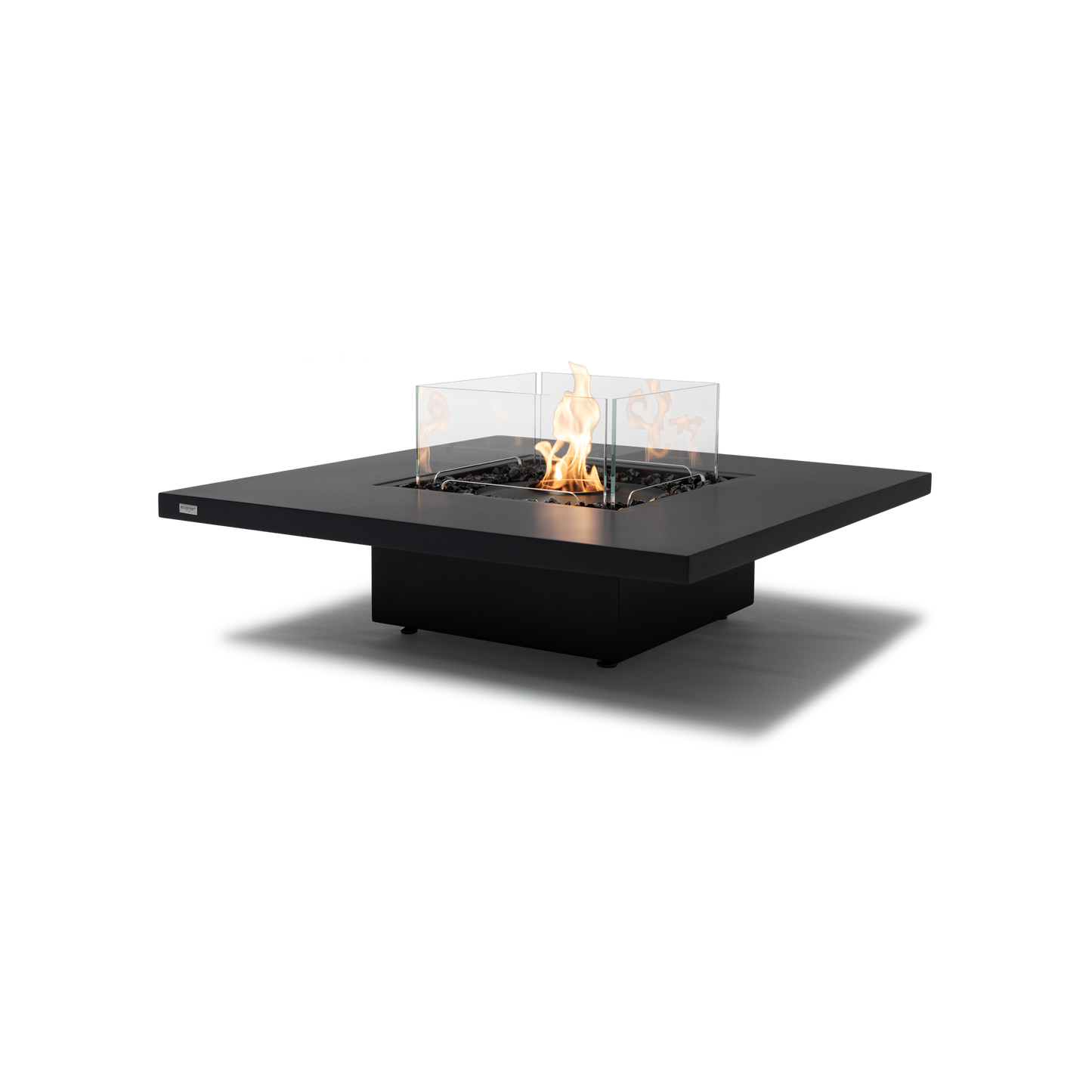 EcoSmart Fire Vertigo 40" Graphite Freestanding Outdoor Fire Table with Black Burner by MAD Design Group