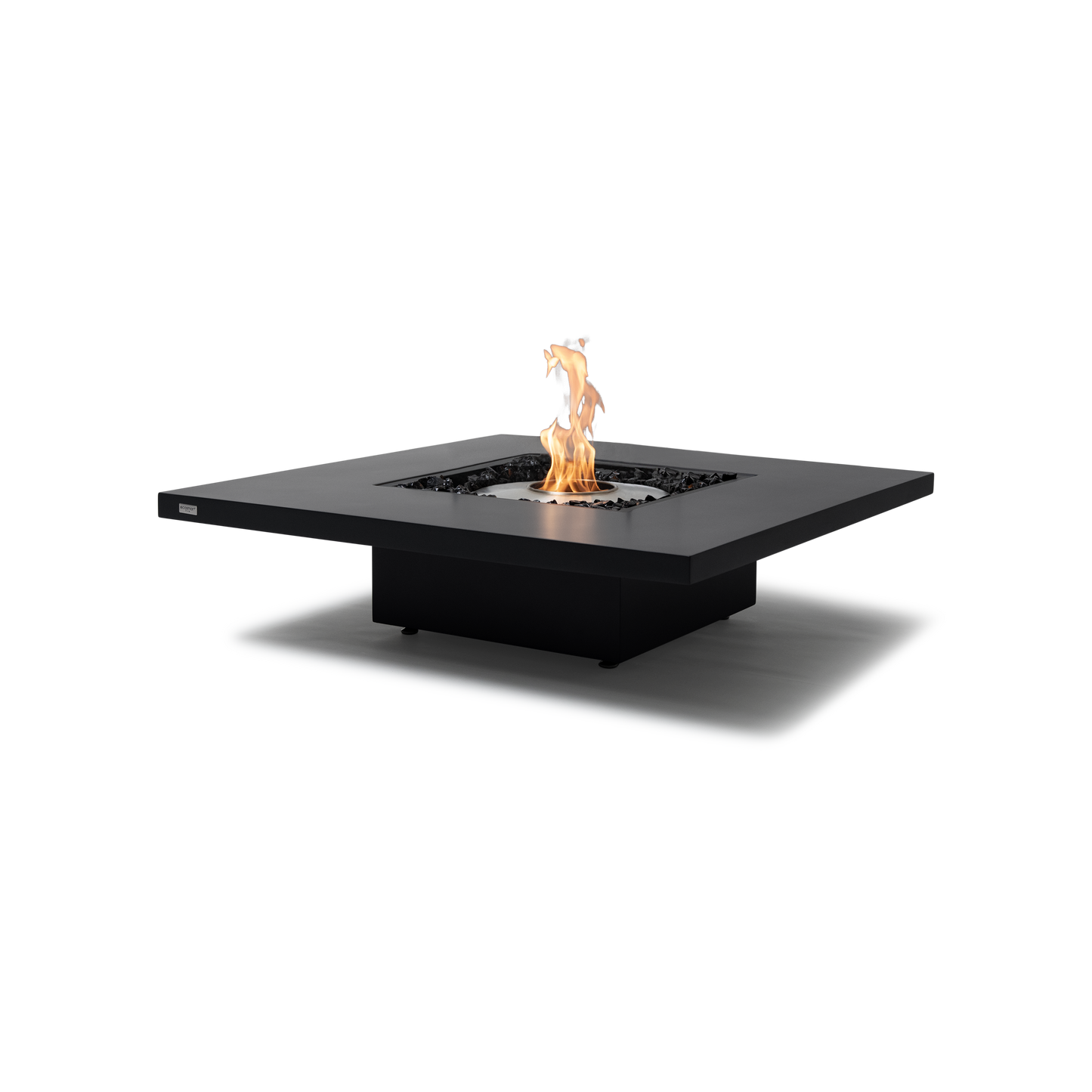 EcoSmart Fire Vertigo 40" Graphite Freestanding Outdoor Fire Table with Stainless Steel Burner by MAD Design Group
