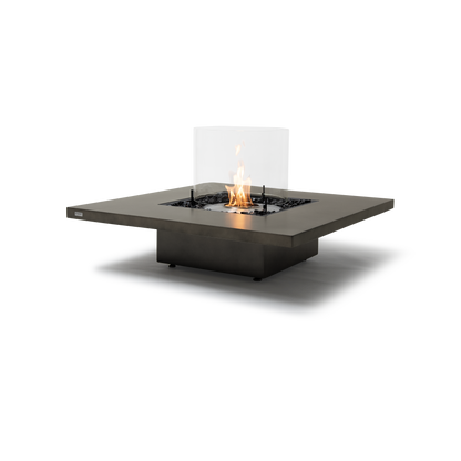 EcoSmart Fire Vertigo 40" Natural Freestanding Indoor Fire Table with Stainless Steel Burner by MAD Design Group
