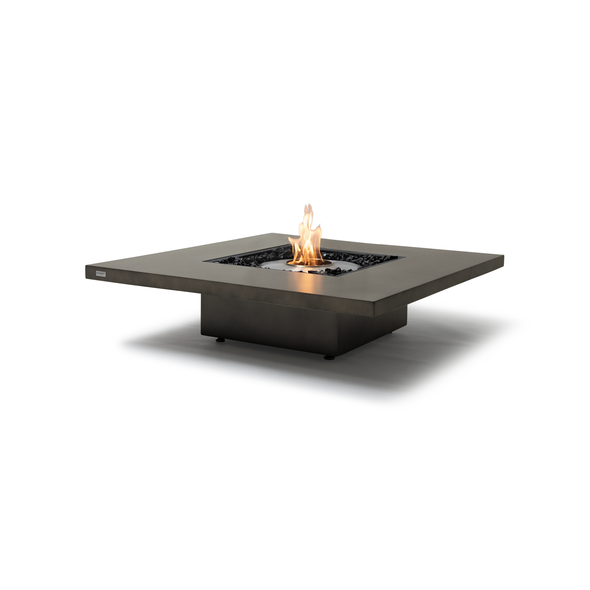 EcoSmart Fire Vertigo 40" Natural Freestanding Indoor Fire Table with Stainless Steel Burner by MAD Design Group