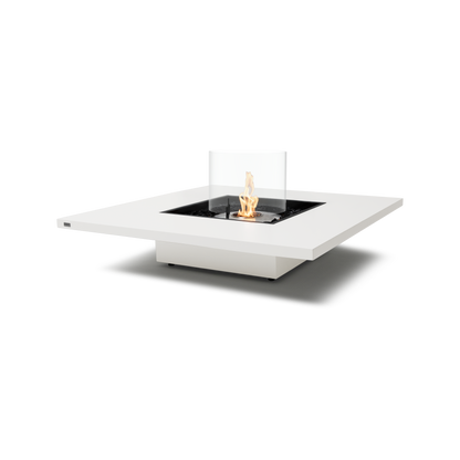 EcoSmart Fire Vertigo 50" Bone Freestanding Indoor Fire Table with Stainless Steel Burner by MAD Design Group