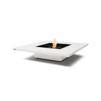 EcoSmart Fire Vertigo 50" Bone Freestanding Outdoor Fire Table with Black Burner by MAD Design Group