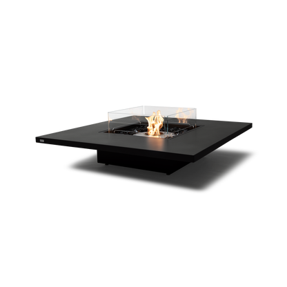 EcoSmart Fire Vertigo 50" Graphite Freestanding Indoor Fire Table with Stainless Steel Burner by MAD Design Group
