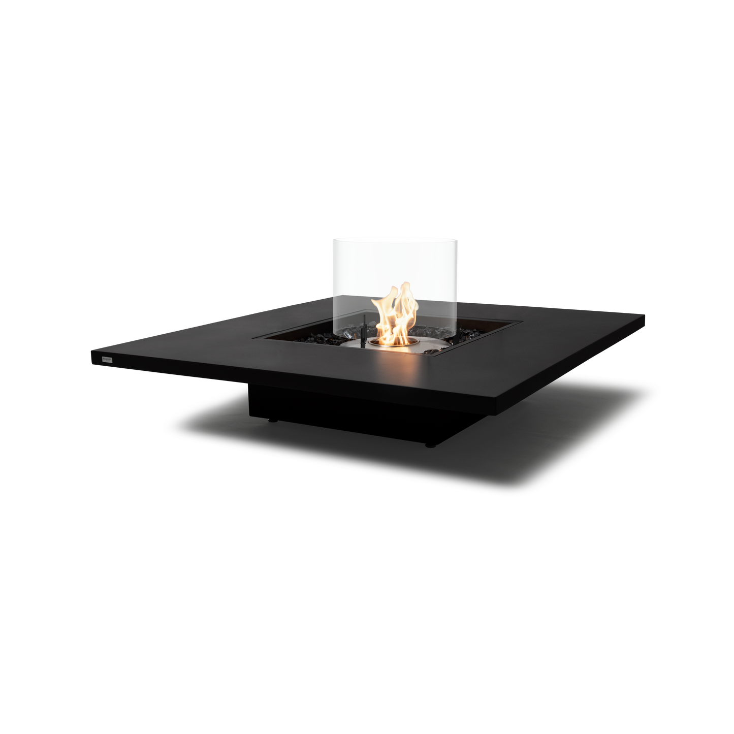 EcoSmart Fire Vertigo 50" Graphite Freestanding Indoor Fire Table with Stainless Steel Burner by MAD Design Group