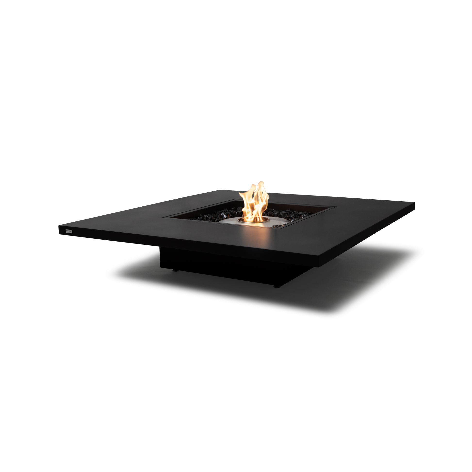EcoSmart Fire Vertigo 50" Graphite Freestanding Indoor Fire Table with Stainless Steel Burner by MAD Design Group