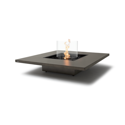 EcoSmart Fire Vertigo 50" Natural Freestanding Indoor Fire Table with Black Burner by MAD Design Group