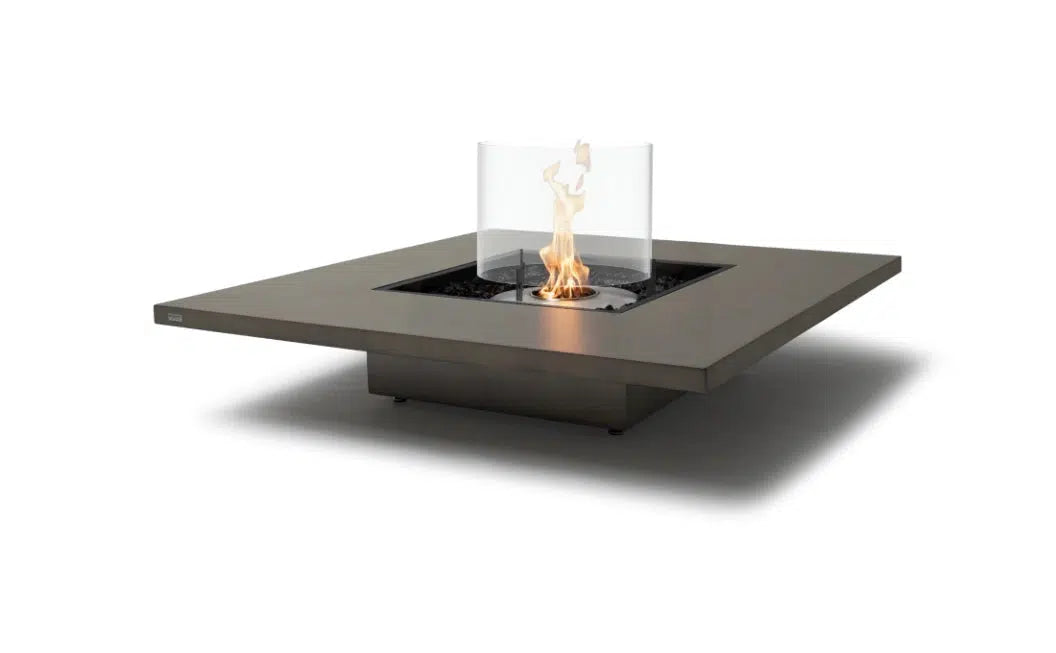 EcoSmart Fire Vertigo 50" Natural Freestanding Indoor Fire Table with Stainless Steel Burner by MAD Design Group