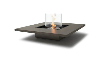 EcoSmart Fire Vertigo 50" Natural Freestanding Indoor Fire Table with Stainless Steel Burner by MAD Design Group