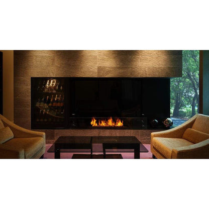 EcoSmart Fire XL1200 47" Black Ethanol Fireplace Burner by Mad Design Group