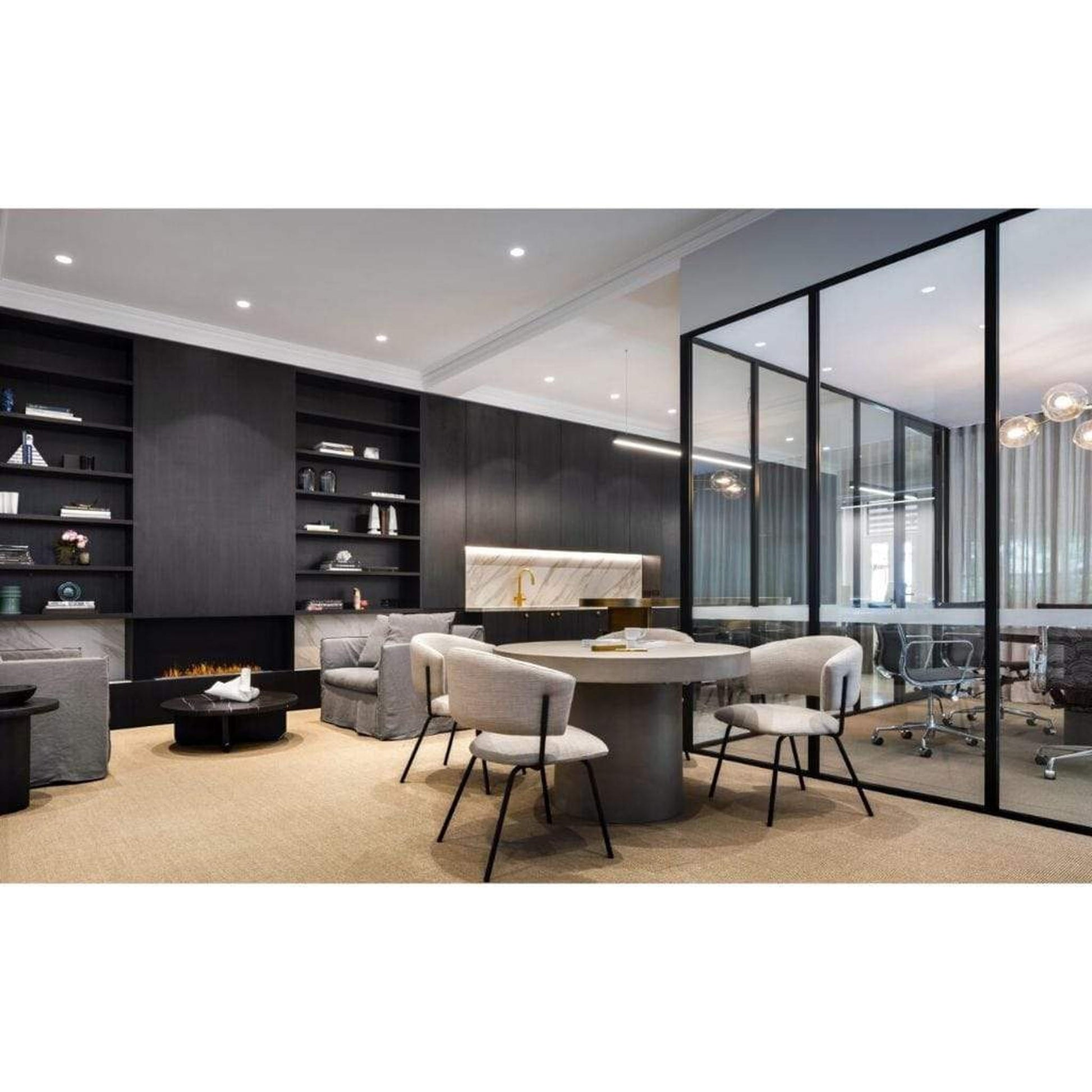 EcoSmart Fire XL1200 47" Black Ethanol Fireplace Burner by Mad Design Group