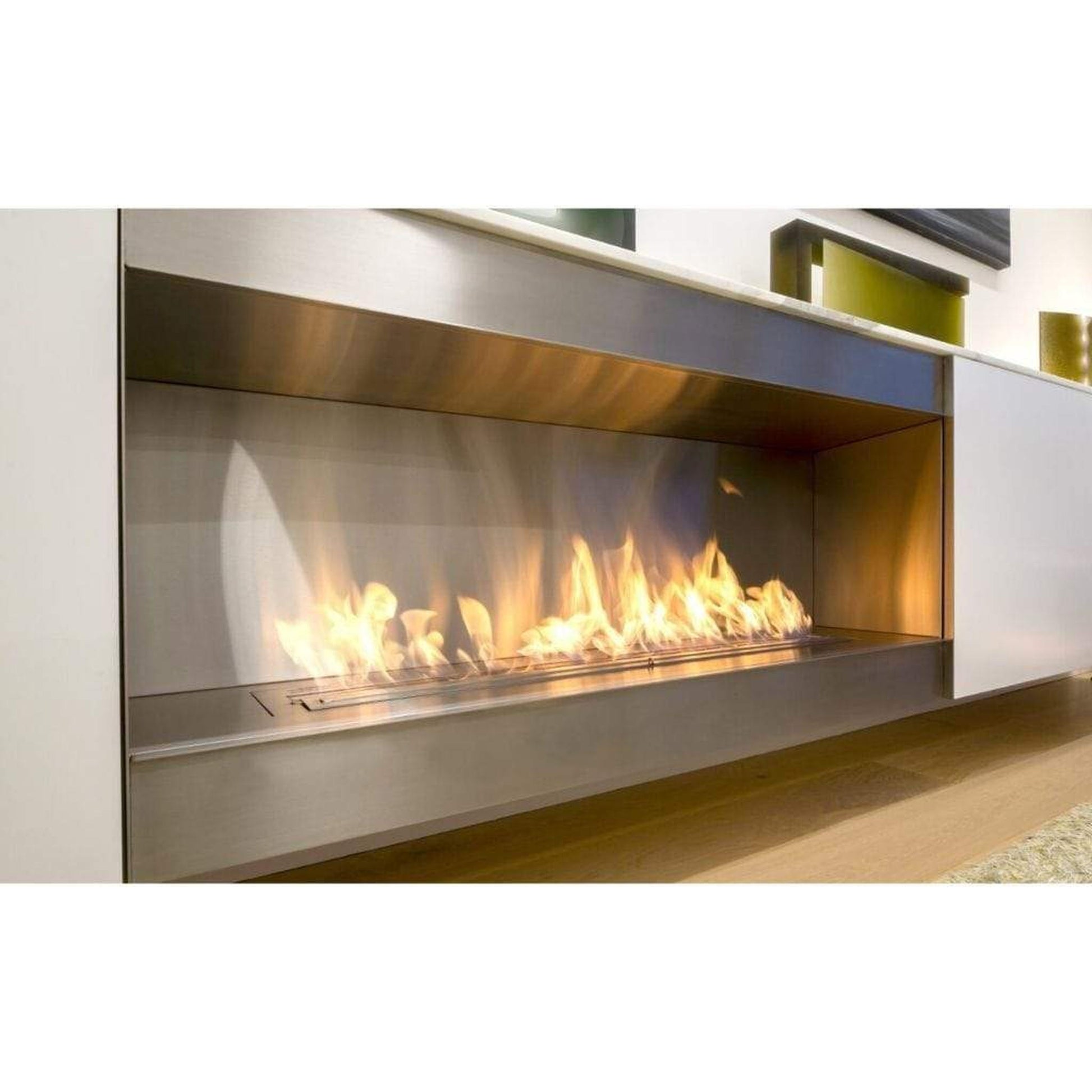 EcoSmart Fire XL1200 47" Black Ethanol Fireplace Burner by Mad Design Group
