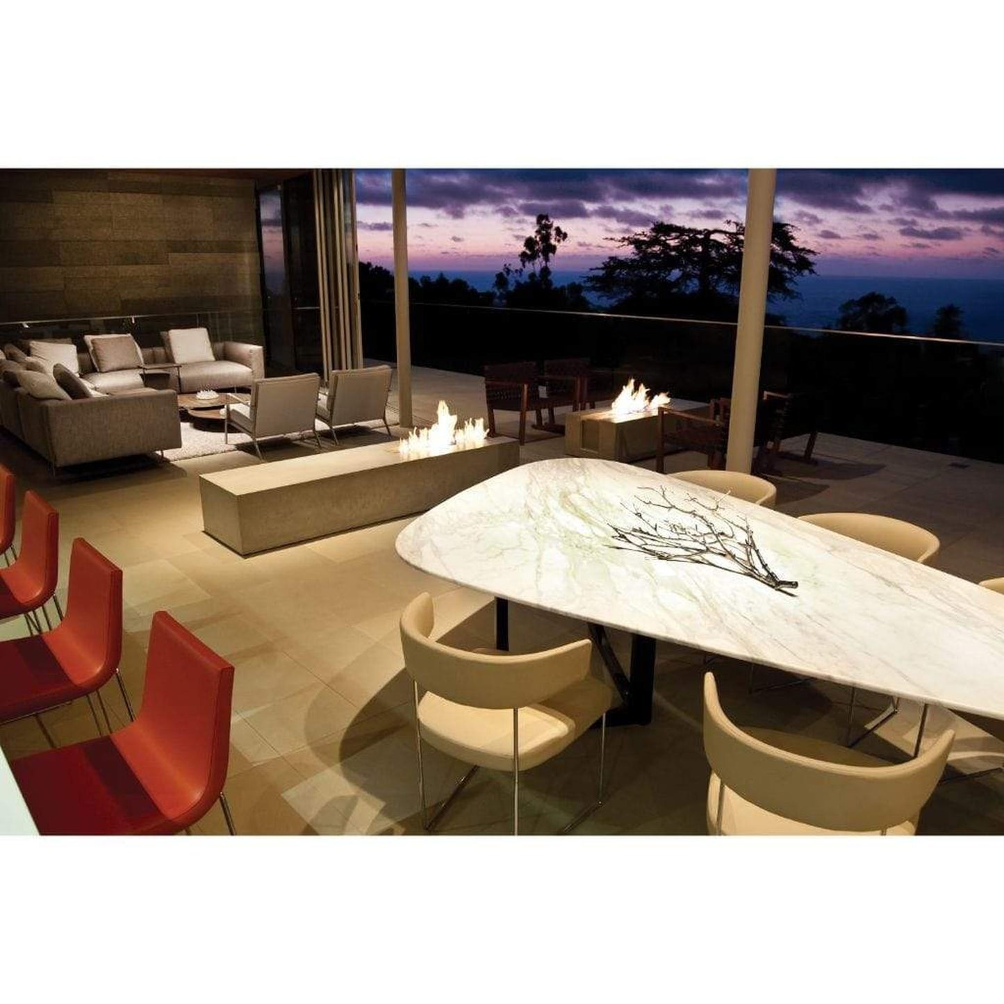 EcoSmart Fire XL700 28" Stainless Steel Ethanol Fireplace Burner by Mad Design Group
