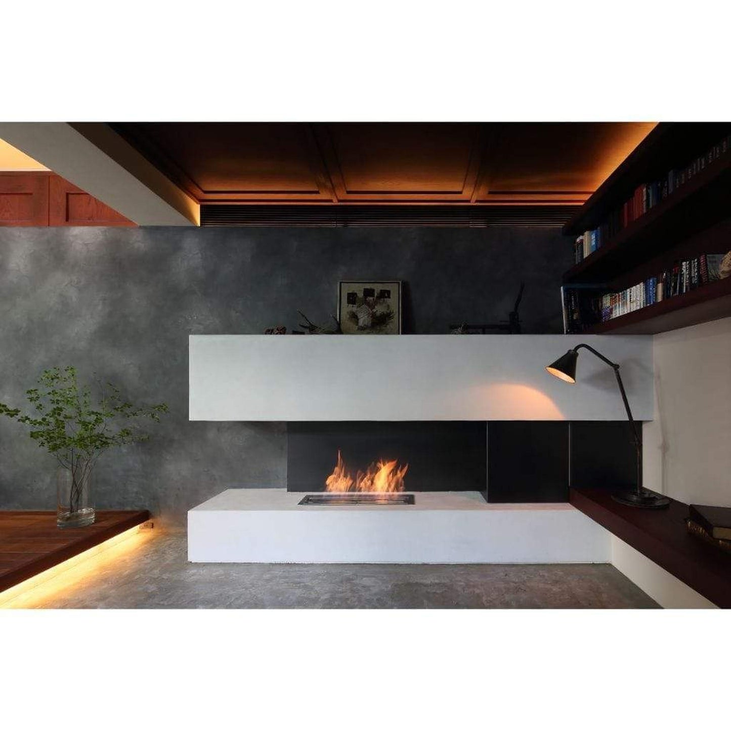 EcoSmart Fire XL700 28" Stainless Steel Ethanol Fireplace Burner by Mad Design Group