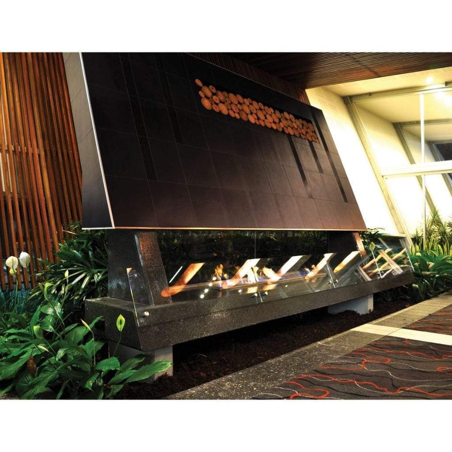 EcoSmart Fire XL900 36" Black Ethanol Fireplace Burner by Mad Design Group