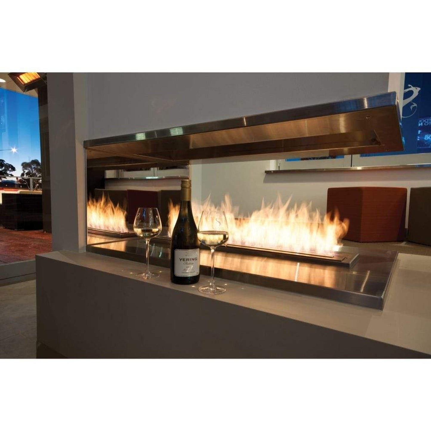 EcoSmart Fire XL900 36" Black Ethanol Fireplace Burner by Mad Design Group