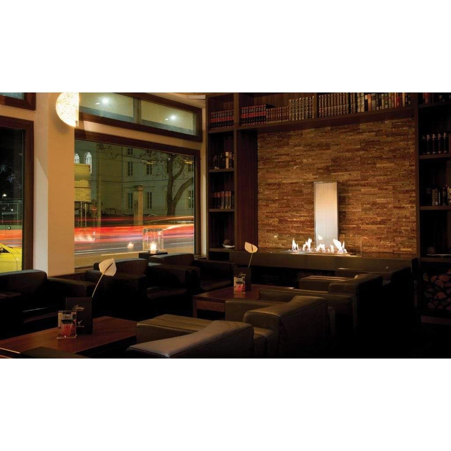 EcoSmart Fire XL900 36" Black Ethanol Fireplace Burner by Mad Design Group