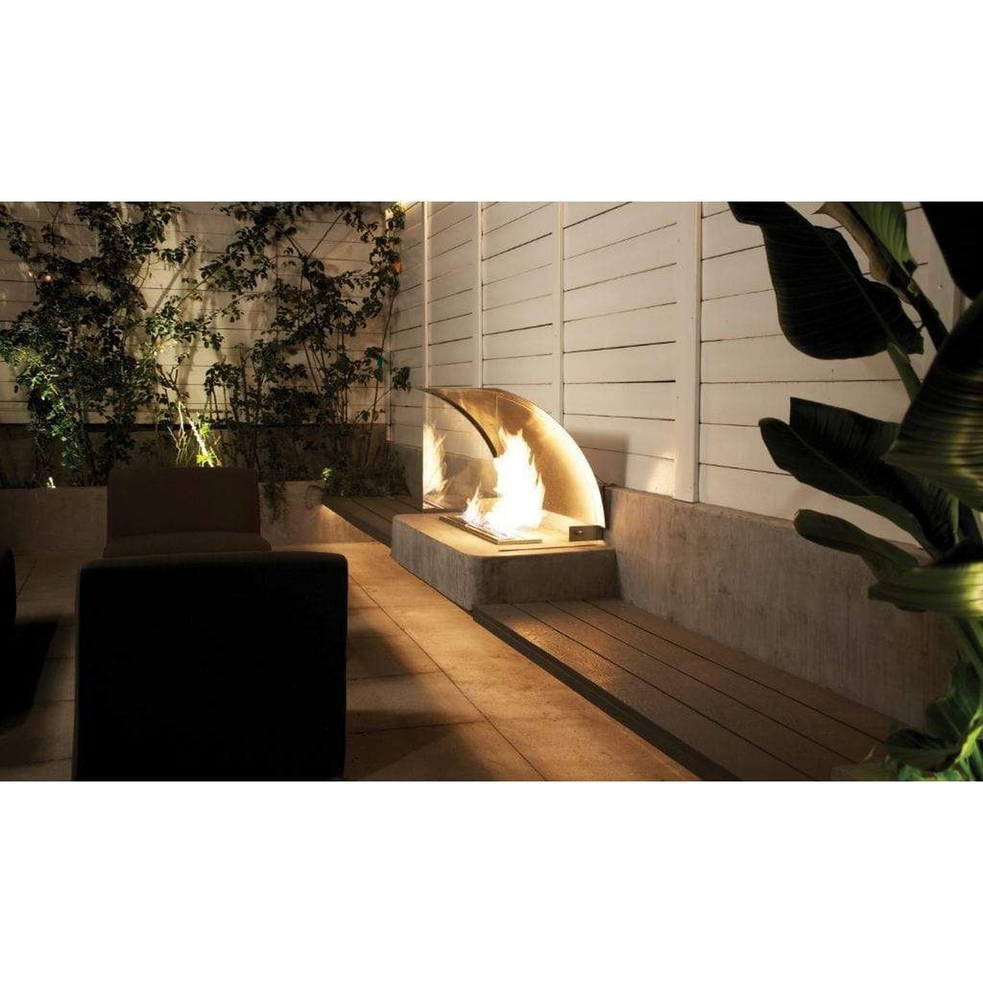 EcoSmart Fire XL900 36" Black Ethanol Fireplace Burner by Mad Design Group