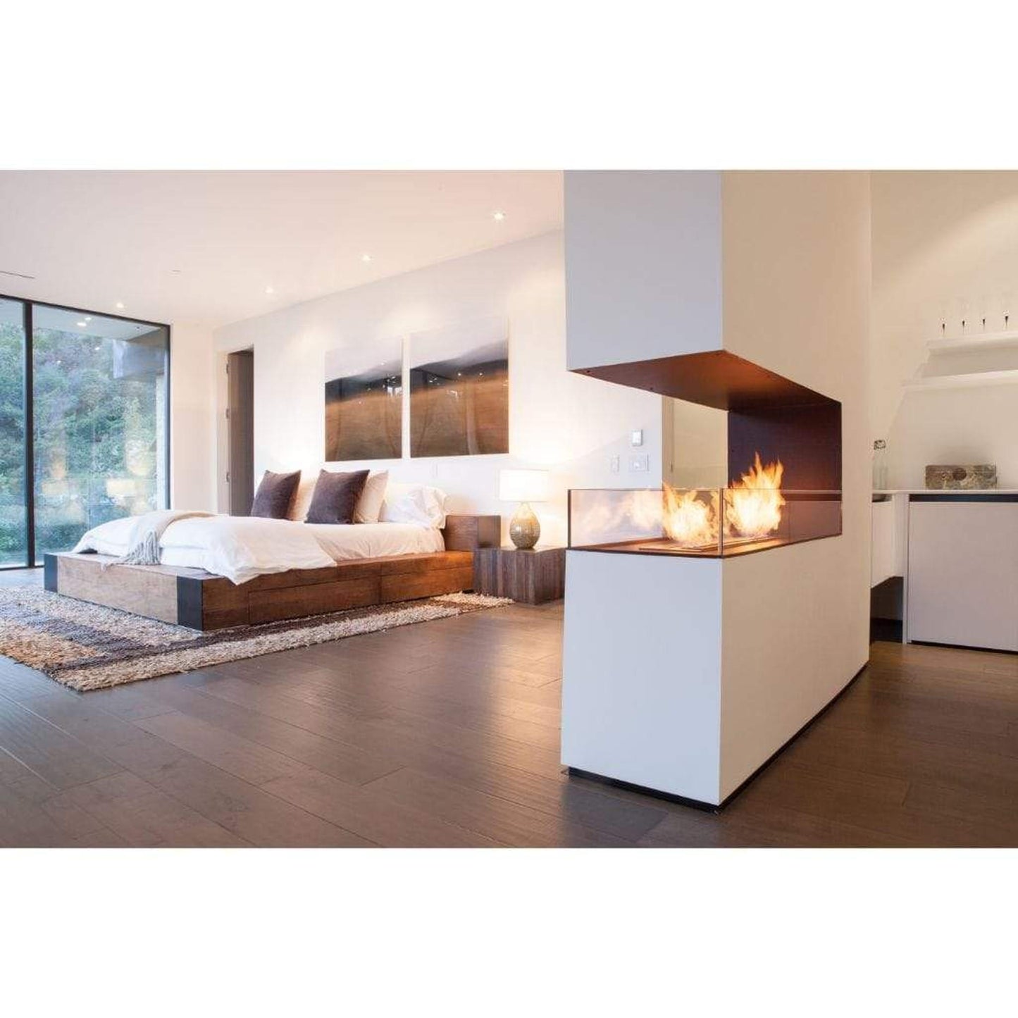 EcoSmart Fire XL900 36" Black Ethanol Fireplace Burner by Mad Design Group