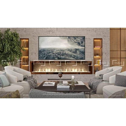 EcoSmart Fire XL900 36" Black Ethanol Fireplace Burner by Mad Design Group