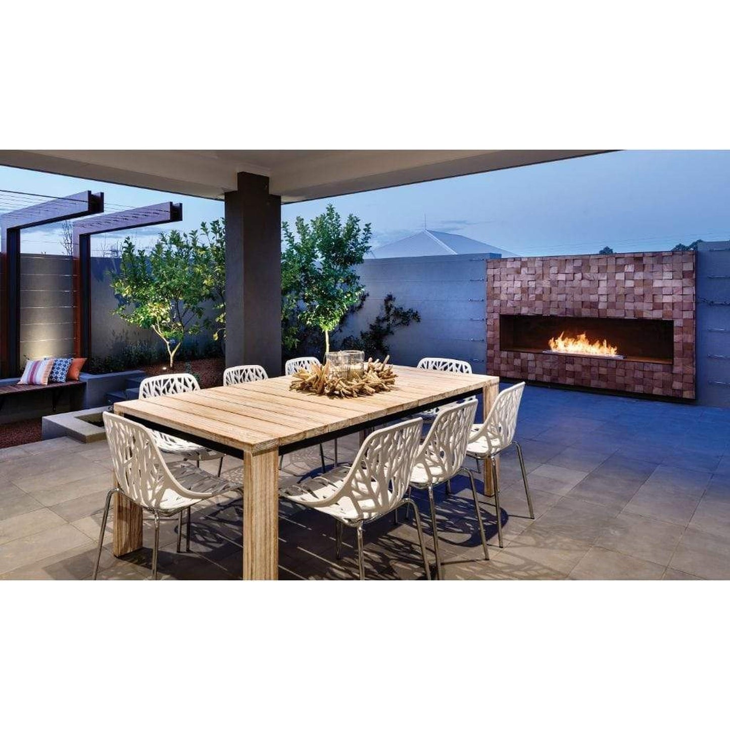 EcoSmart Fire XL900 36" Black Ethanol Fireplace Burner by Mad Design Group